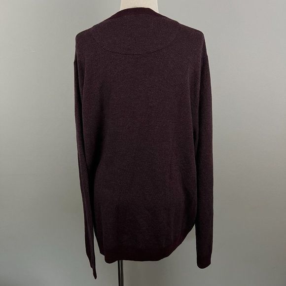 NWT NORDSTROM Purple Wool‎ Mix Crew Neck Sweater (XL) - Picture 5 of 8